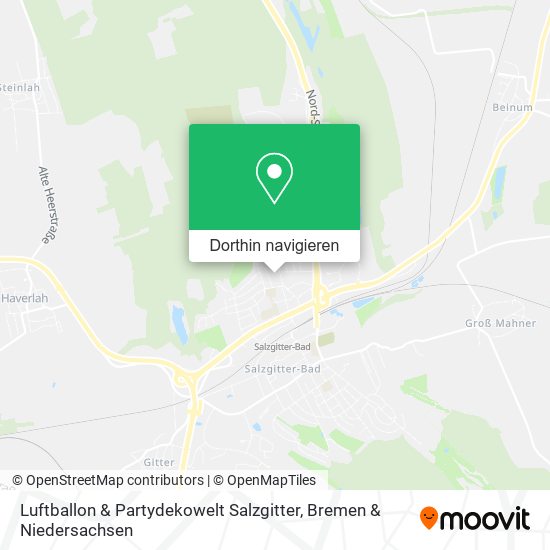Luftballon & Partydekowelt Salzgitter Karte