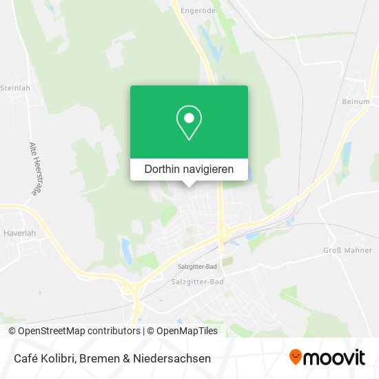 Café Kolibri Karte
