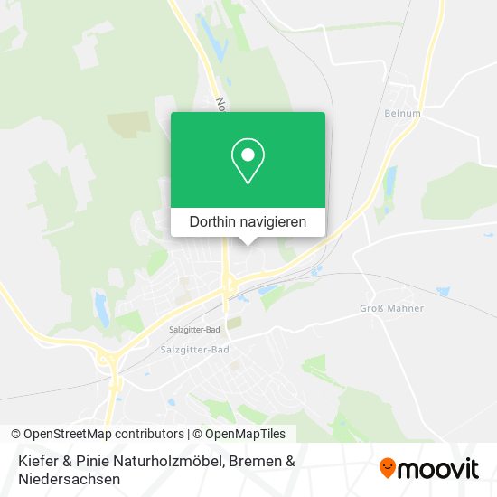 Kiefer & Pinie Naturholzmöbel Karte