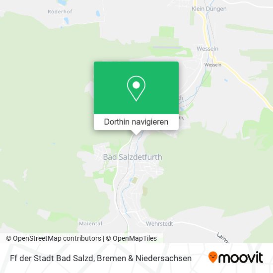 Ff der Stadt Bad Salzd Karte