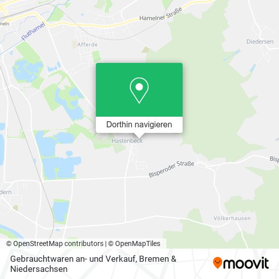 Gebrauchtwaren an- und Verkauf Karte