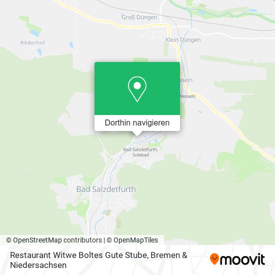 Restaurant Witwe Boltes Gute Stube Karte