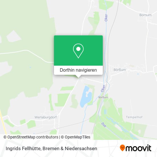 Ingrids Fellhütte Karte