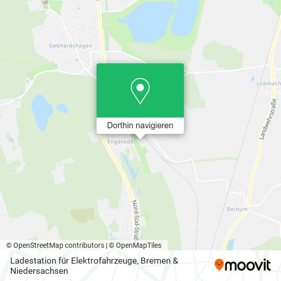 Ladestation für Elektrofahrzeuge Karte