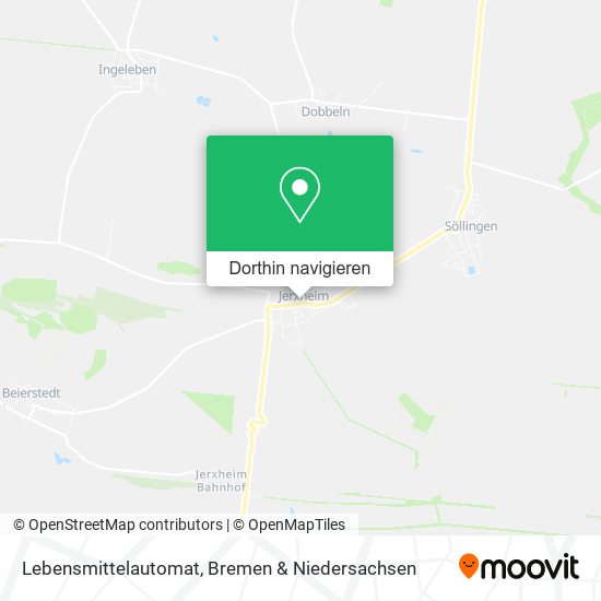 Lebensmittelautomat Karte