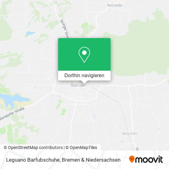 Leguano Barfubschuhe Karte