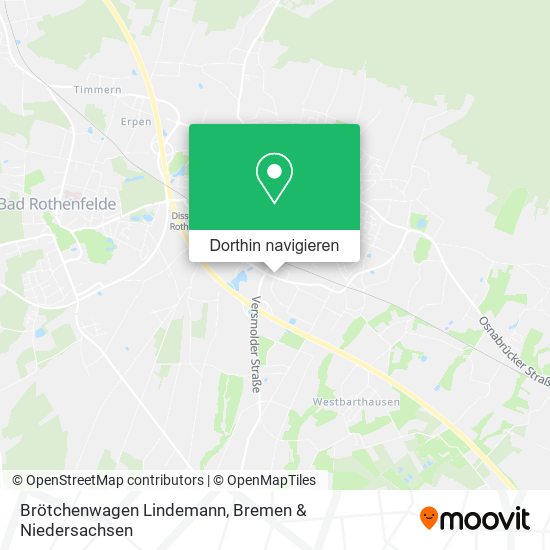 Brötchenwagen Lindemann Karte