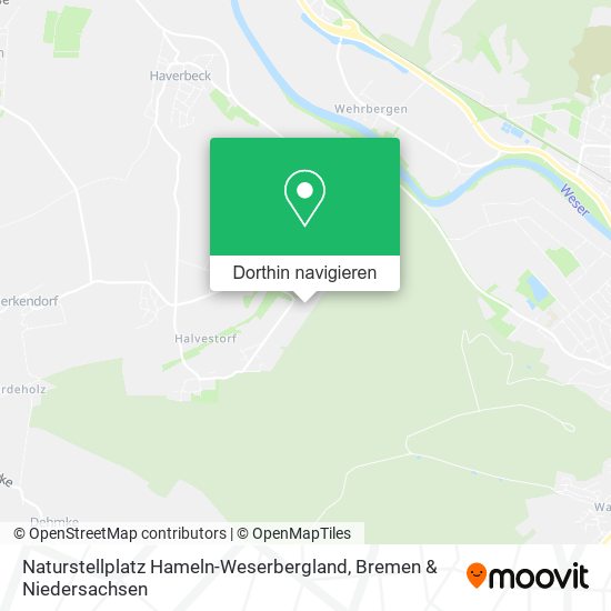 Naturstellplatz Hameln-Weserbergland Karte