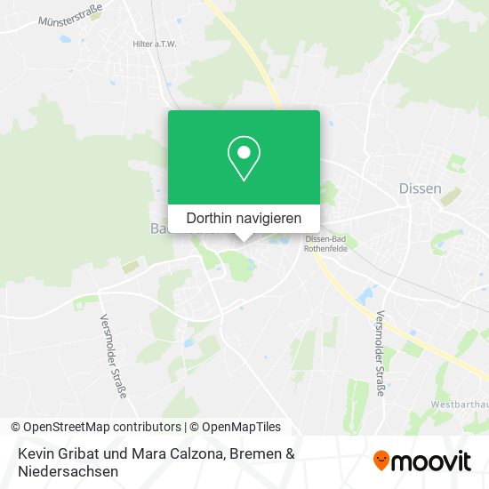 Kevin Gribat und Mara Calzona Karte