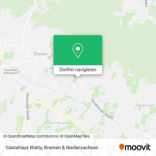 Gästehaus Watty Karte