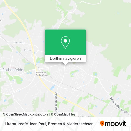 Literaturcafé Jean Paul Karte