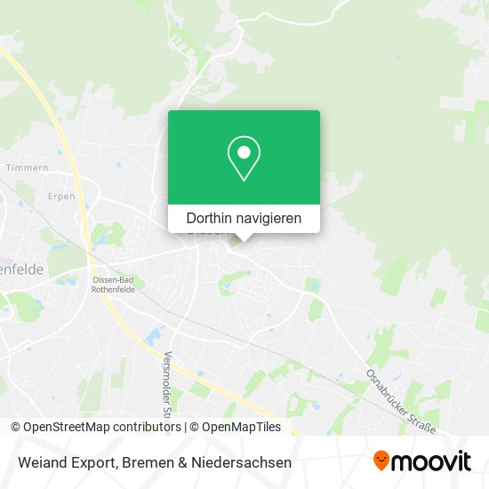 Weiand Export Karte