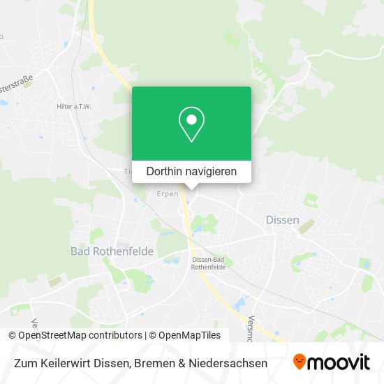 Zum Keilerwirt Dissen Karte