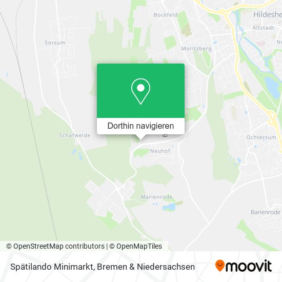 Spätilando Minimarkt Karte