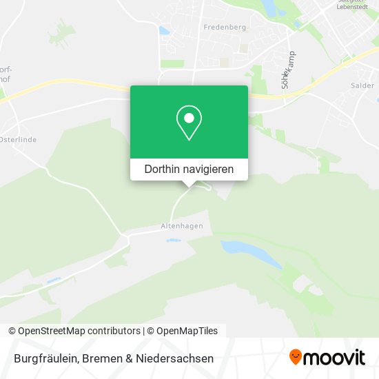 Burgfräulein Karte