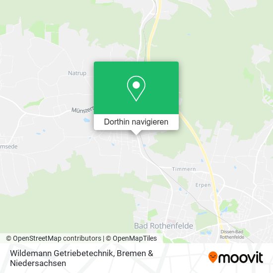 Wildemann Getriebetechnik Karte