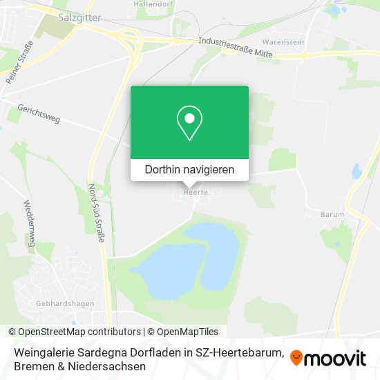 Weingalerie Sardegna Dorfladen in SZ-Heertebarum Karte