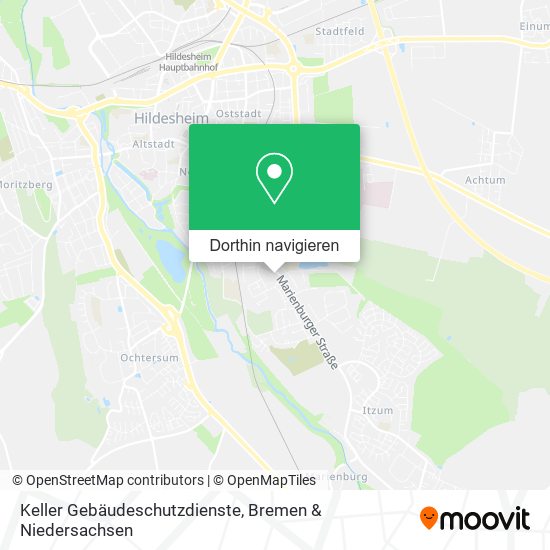 Keller Gebäudeschutzdienste Karte