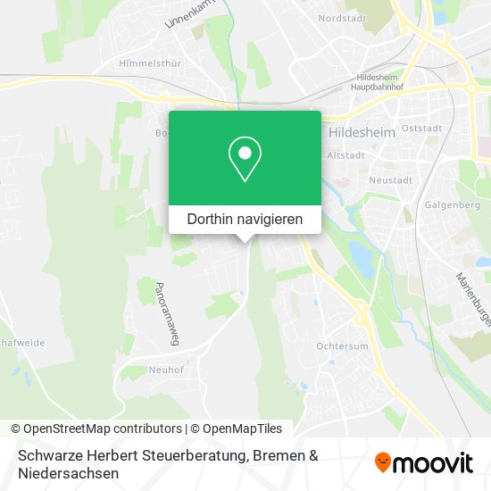 Schwarze Herbert Steuerberatung Karte
