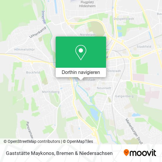 Gaststätte Maykonos Karte