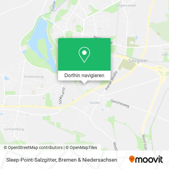 Sleep-Point-Salzgitter Karte