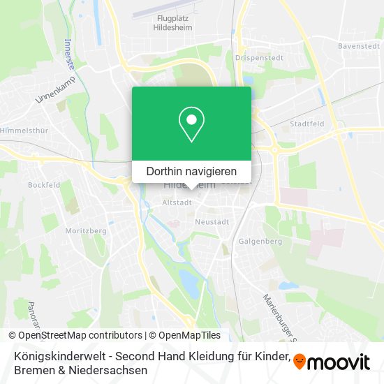 Königskinderwelt - Second Hand Kleidung für Kinder Karte