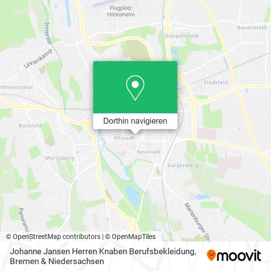 Johanne Jansen Herren Knaben Berufsbekleidung Karte
