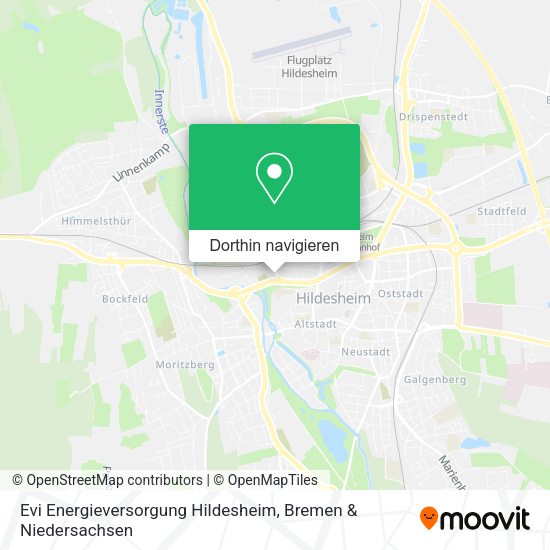 Evi Energieversorgung Hildesheim Karte