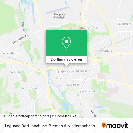 Leguano Barfubschuhe Karte