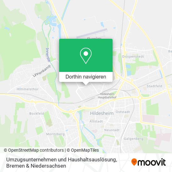 Umzugsunternehmen und Haushaltsauslösung Karte