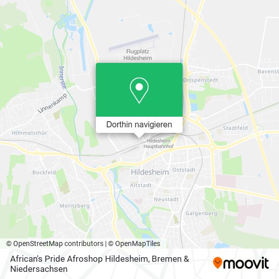 African's Pride Afroshop Hildesheim Karte