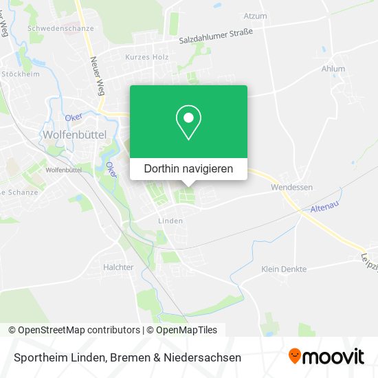 Sportheim Linden Karte