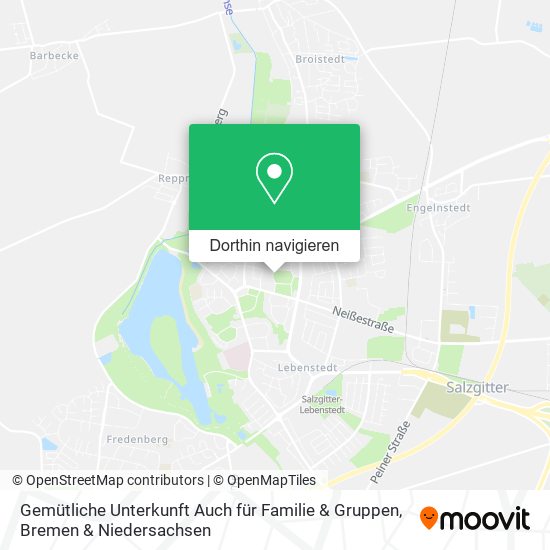 Gemütliche Unterkunft Auch für Familie & Gruppen Karte