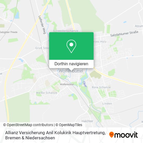 Allianz Versicherung Anil Kolukirik Hauptvertretung Karte