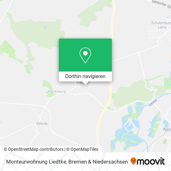 Monteurwohnung Liedtke Karte