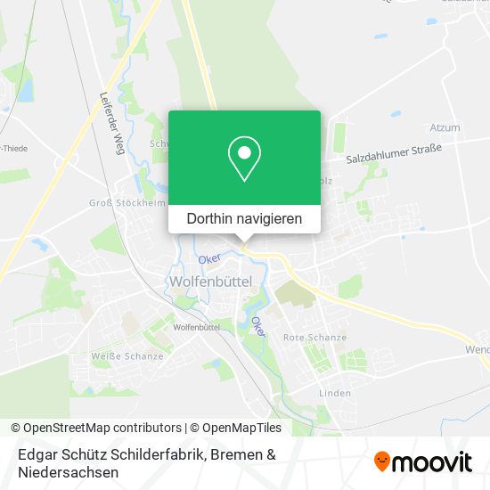 Edgar Schütz Schilderfabrik Karte