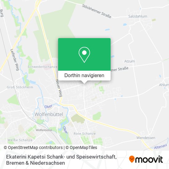 Ekaterini Kapetsi Schank- und Speisewirtschaft Karte