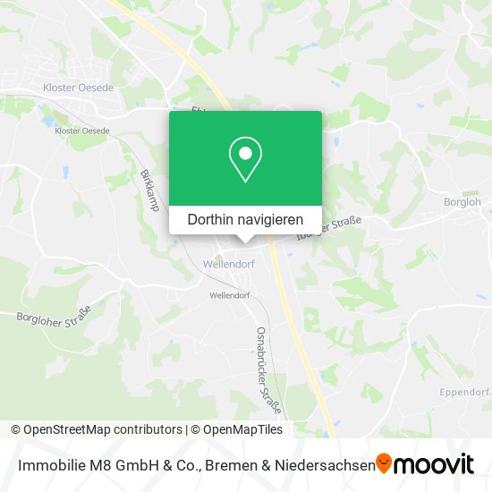 Immobilie M8 GmbH & Co. Karte