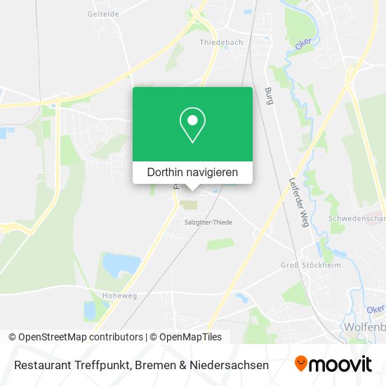 Restaurant Treffpunkt Karte
