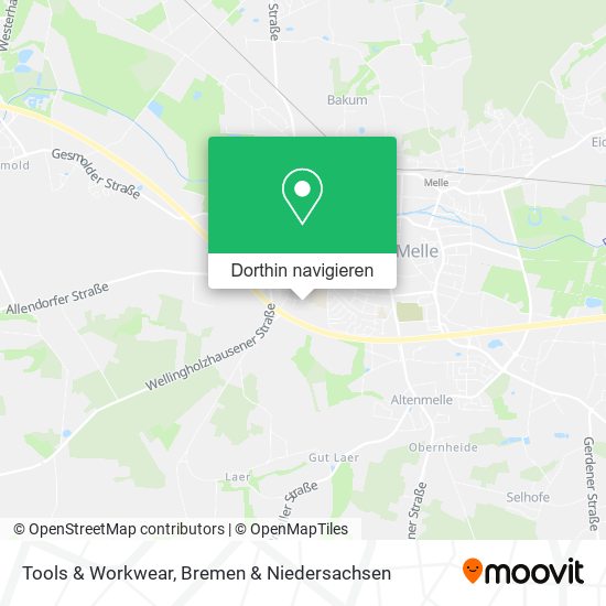 Tools & Workwear Karte