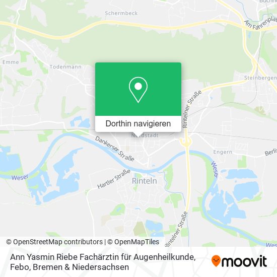 Ann Yasmin Riebe Fachärztin für Augenheilkunde, Febo Karte