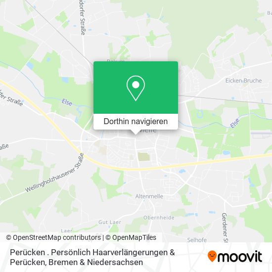 Perücken . Persönlich Haarverlängerungen & Perücken Karte