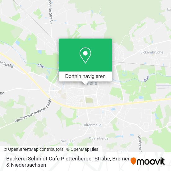 Backerei Schmidt Café Plettenberger Strabe Karte
