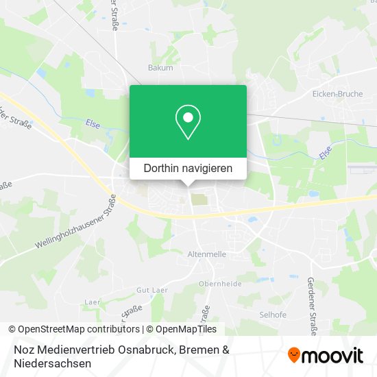 Noz Medienvertrieb Osnabruck Karte
