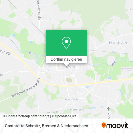 Gaststätte Schmitz Karte