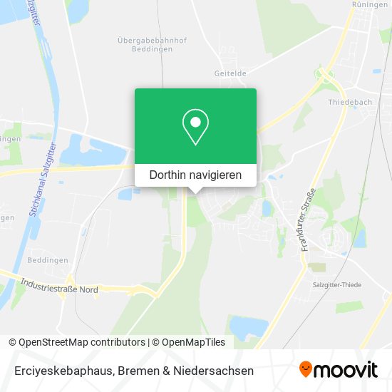 Erciyeskebaphaus Karte
