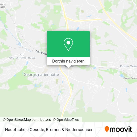 Hauptschule Oesede Karte