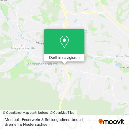 Medical - Feuerwehr & Rettungsdienstbedarf Karte