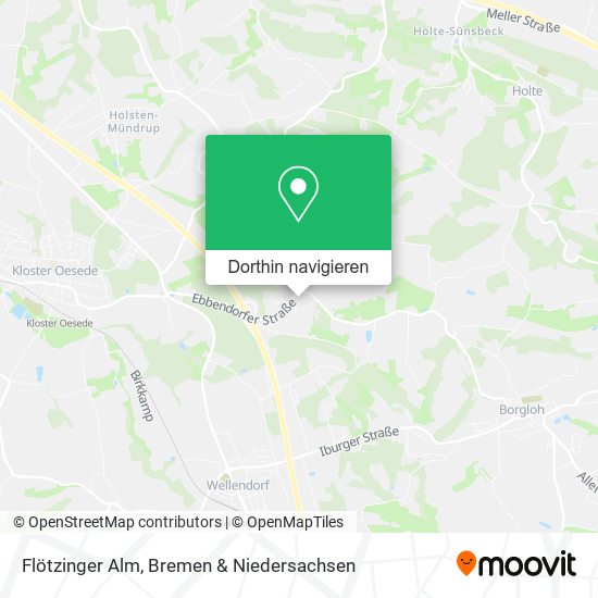 Flötzinger Alm Karte