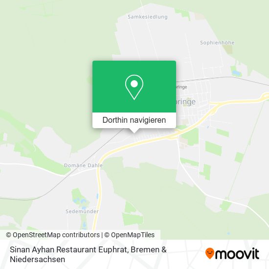 Sinan Ayhan Restaurant Euphrat Karte